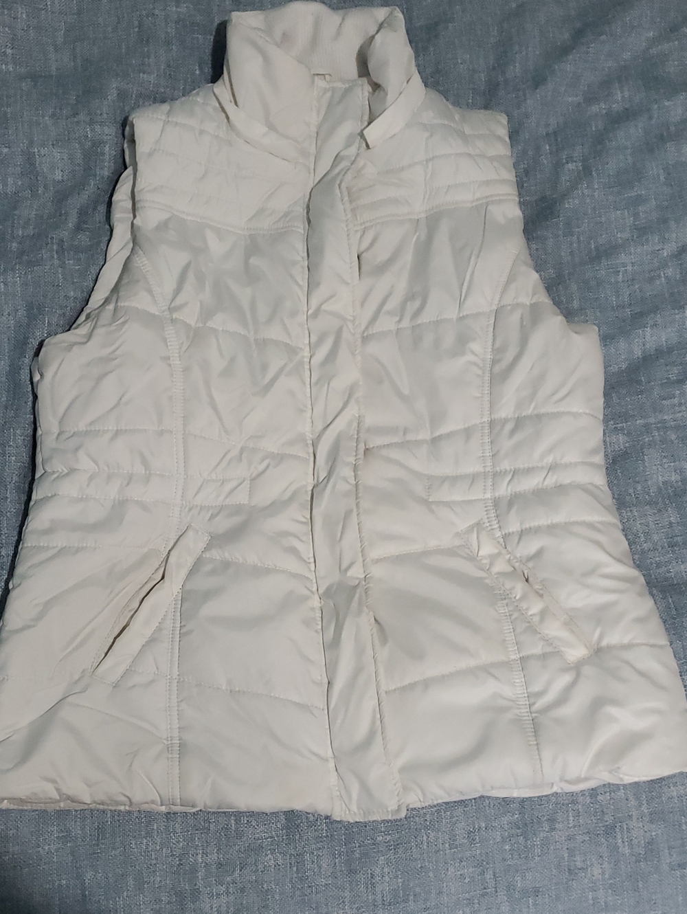 NYCo White Puffer Vest